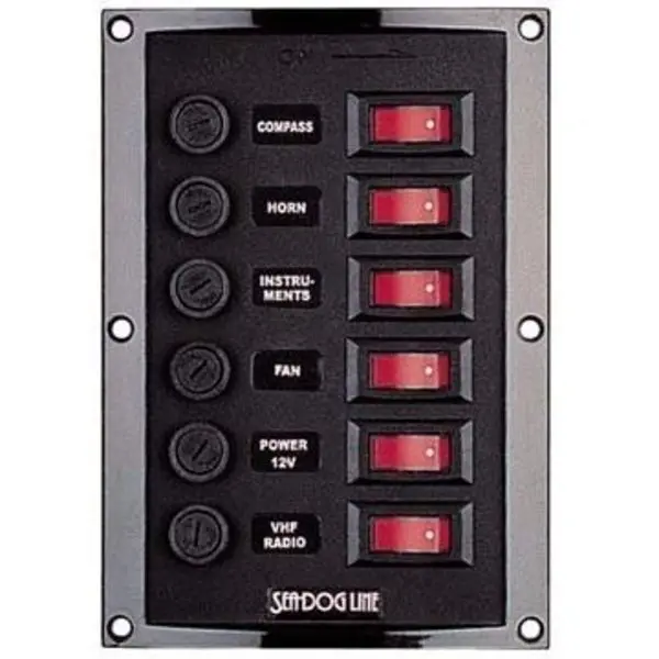 Nylon Switch Panel Vertical,  #424110-1 1