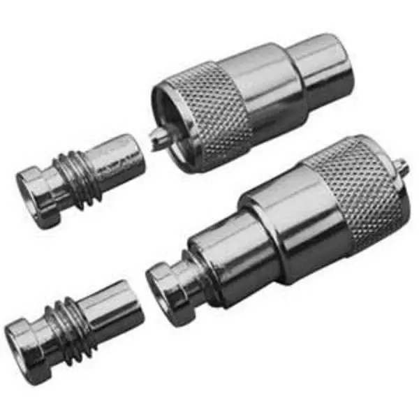A Uhf Male Connector With Rg58,  #329901-1 1