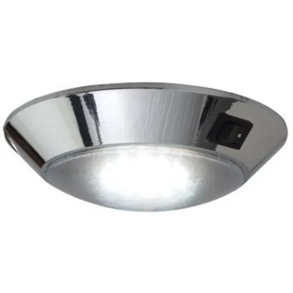 Light-Led Dome 4" Chrome,  #401725-1 1