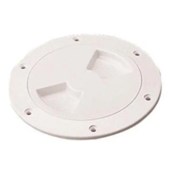 Plate-Deck 6" White Smooth 1