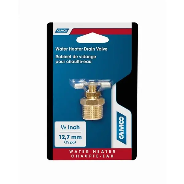 Water Heater Brass Drain Valve 1/2In 1