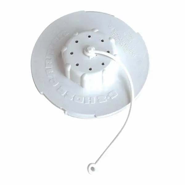 Cap And Strap For Ez Hose Carrier,  White,  Bulk 1