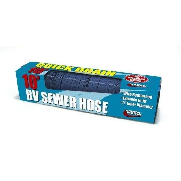 Quick Drain Hose,  Std.,  10Ft,  Blue,  Boxed 1