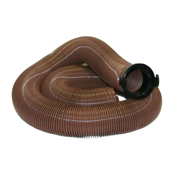 Ez Flush Std. Drain Hose,  20Ft,  With T1024,  Bronze,  Bagged 1