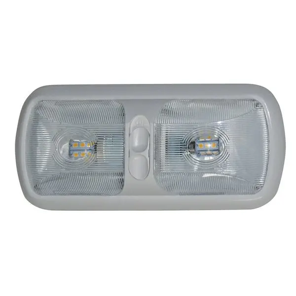Eurostyle Dbl Dome Light Led Bright Wht 500K 430 Lumens 1