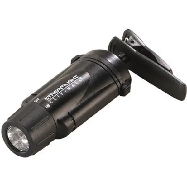 Clipmate W/Batt Black & White Leds 1