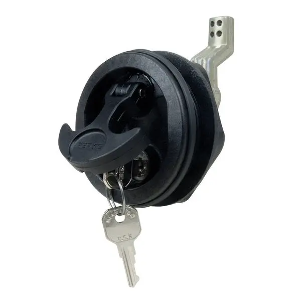 1091Dp3blk  Locking Latch 1/8" 3/4" /Carpeted Surface Fits 2-1/2" Hole-1-1/4" 1-7/8" 1
