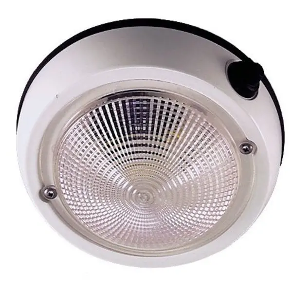 Perko 1253Dp2wht Exterior Surface Mount Dome Light - 5 1