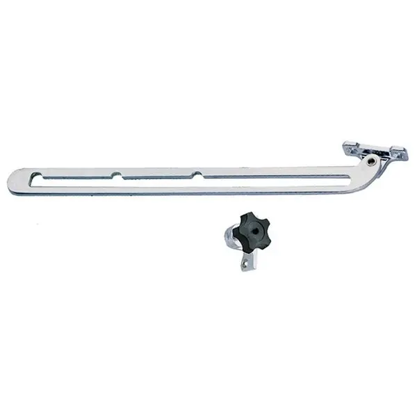 Perko 1291Dp0chr Chrome-Plated Offset-Mount Windshield Adjuster-12" Length W 9.5" Length Adjustment 1