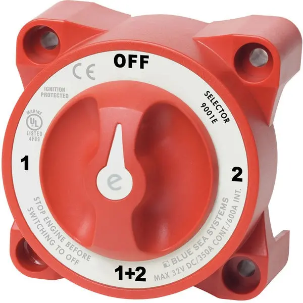Blue Sea Systems 9001E-Bss E-Series Selector Battery Switch 1