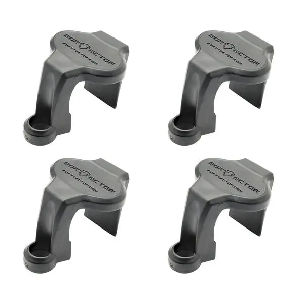 Extreme Max 3005.5067 Boattector Pontoon Rail Fender Hanger/Adjuster - Black,  Pack Of 4 1