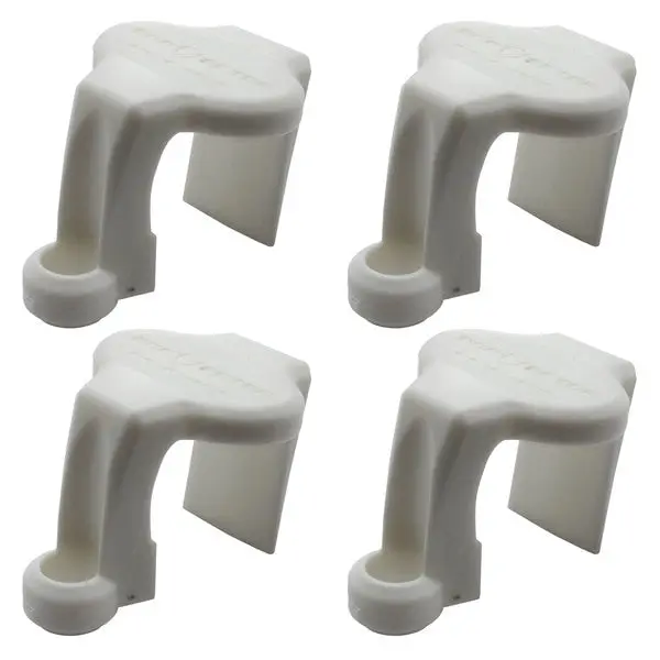 Extreme Max 3005.5064 Boattector Pontoon Rail Fender Hanger/Adjuster - White,  Pack Of 4 1