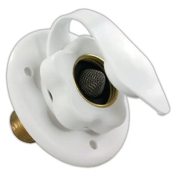 Jr Products 160-85-A-26-A City Water Flange - White 1