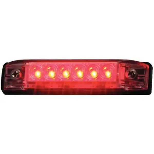 T-H Marine Led-51803-Dp Led Slim Line Utility Strip Lights,  4" - Red 1