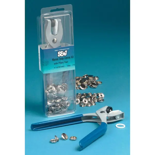 Handiman Marine 970162-Ea Marine Canvas Snap Fasteners And Plier Kit - 73-Piece Set 1