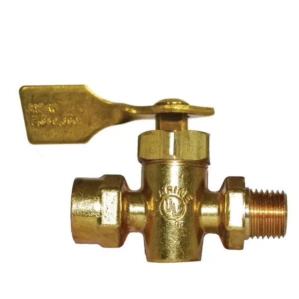 Attwood 88Fv200-6 Fuel Shut-Off Valve - 1/4 In. Npt X 1/4 In. Nptf,  Brass 1