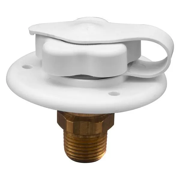 Thetford 94214 City Water Flange Fill W/Brass 1