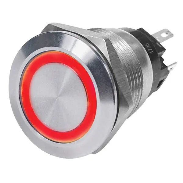 Blue Sea Systems 4163-Bss Switch Button 10A Off-On Red 1