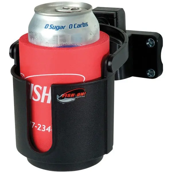 Tempress 2154-9 Fish-On! Cup Holder Rod Mount - Black 1