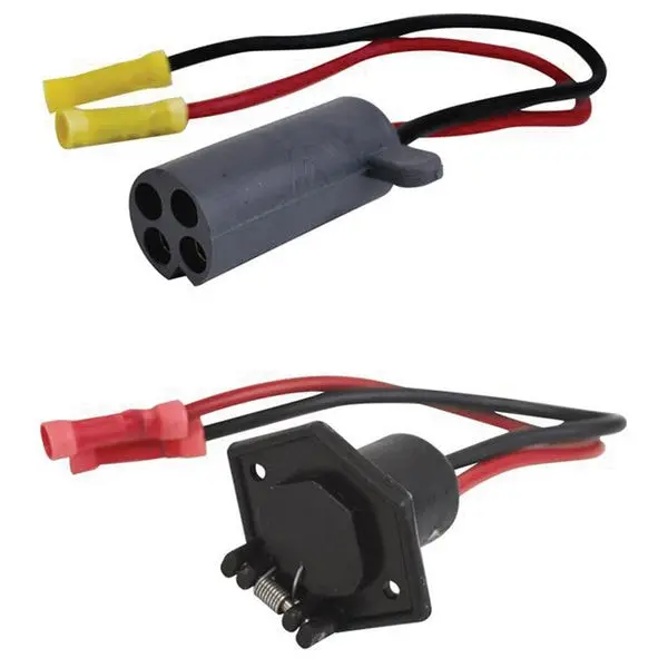 Attwood 7622-7 Trolling Motor Connectors - Female,  3 Wire,  10 Gauge Kit,  12/24V 1