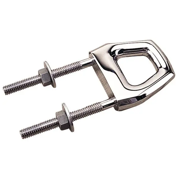 Sea-Dog 079233-1 Chrome Zinc Twin Shank Bow Eye - 5/16" X 3" 1