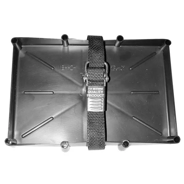 T-H Marine Nbh-31-Ssc-Dp Battery Holder Tray With Stainless Steel Buckle - 31 Series 1