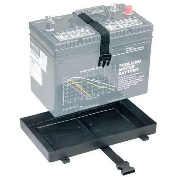 Attwood 9099-5 Group 29/31 Battery Tray With Strap 1