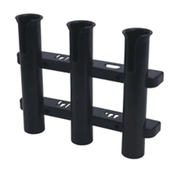 Sea-Dog 325039-1 Three-Pole Side Mount Rod Holder - Black 1