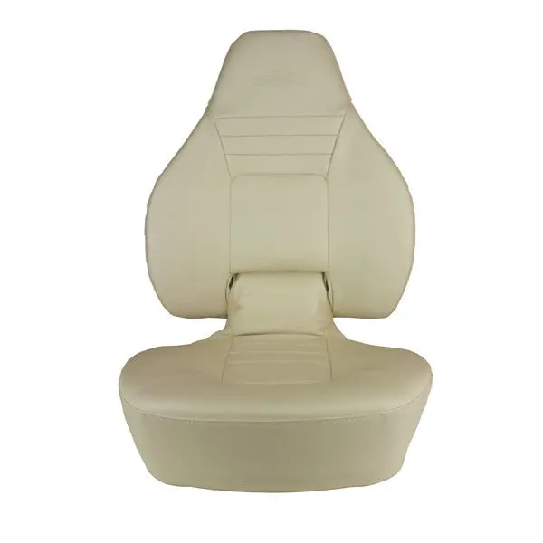 Springfield 1780238 Deluxe Fish Pro High Back Seat - White 1