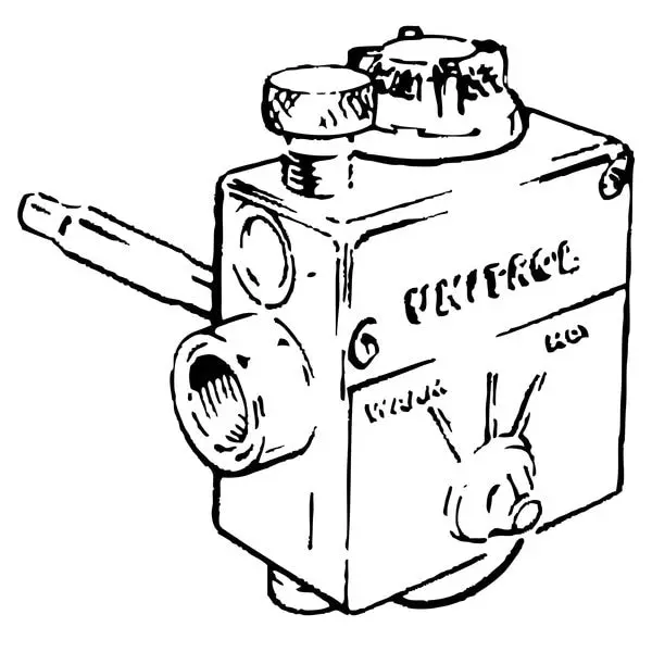 Suburban 161112 Water Heater Gas Valve For Sw3p And Sw6p Models 1