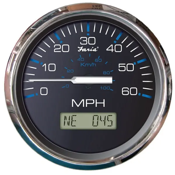 Faria 33726 Chesapeake Gps Speedometer - Black Ss,  60 Mph 1