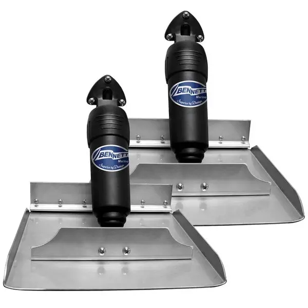 Bennett 1212 Hydraulic Trim Tab Set Without Controls - 12" X 12" 1