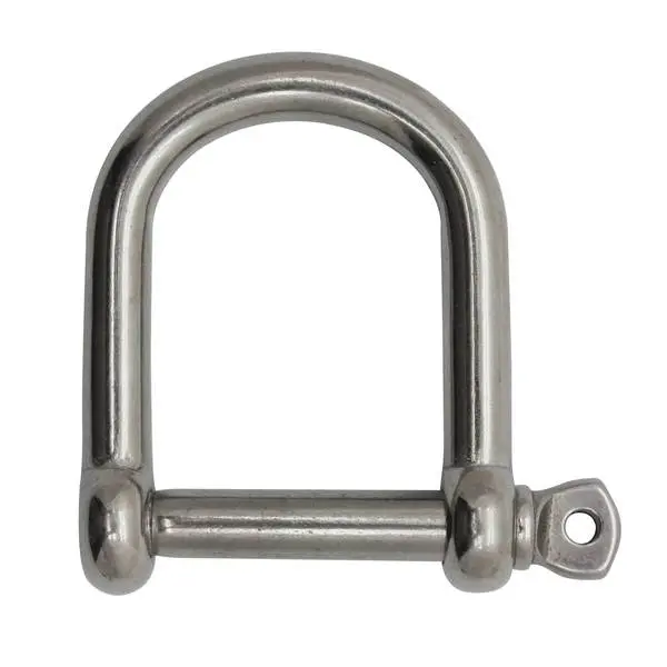 Extreme Max 3006.8231 Boattector Stainless Steel Wide D Shackle - 3/8" 1