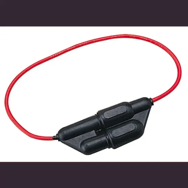 Sea-Dog 420565-1 Line Watertight Inline Dual Fuse Holder - 30 Amps,  10 Gauge Wire 1