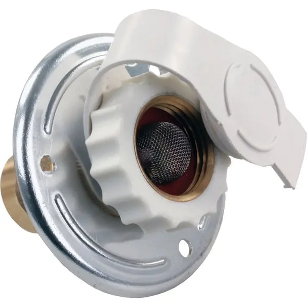 Jr Products 62175 Aluminum City Water Flange - 1/2" Fpt X 3/4" 1