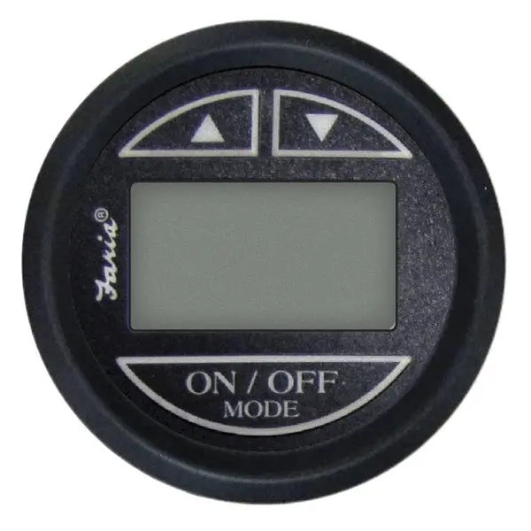 Faria 12850 Euro Depth Sounder (Transom Mounted Transducer) Sn2011 - 2",  Black 1
