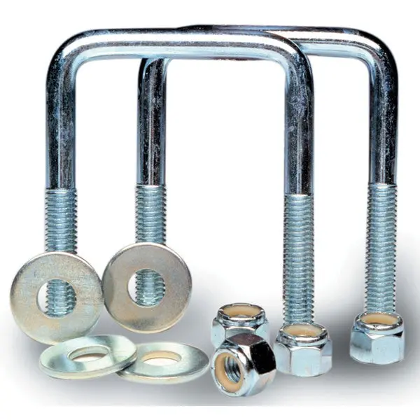 Tie Down Engineering 86207 U-Bolt Kit - 1/2 Inch-13 X 4-1/8 Inch X 3 Inch 1
