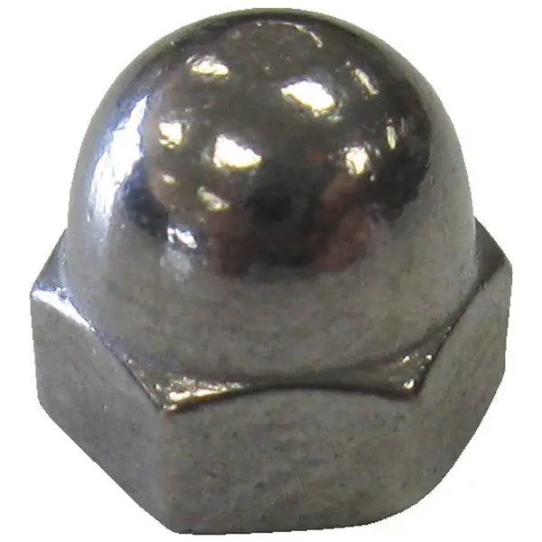 Handi-Man Marine B-014 Stainless Steel Cap Nuts Bulk,  100 Per Box - #1/4-20 1