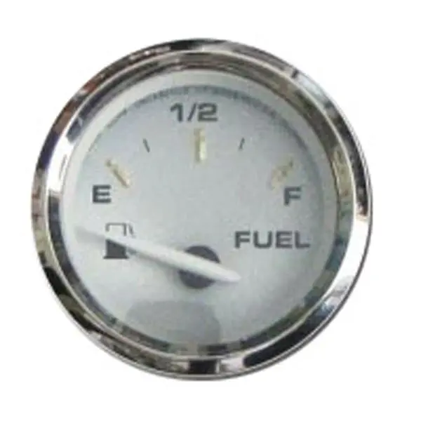 Faria 16001 Spun Silver Fuel Gauge 1