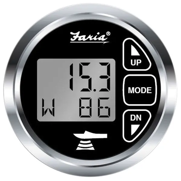 13752 Depth Sounder W Airwater Temperature (Transom Mounted Transducer)-2" 1