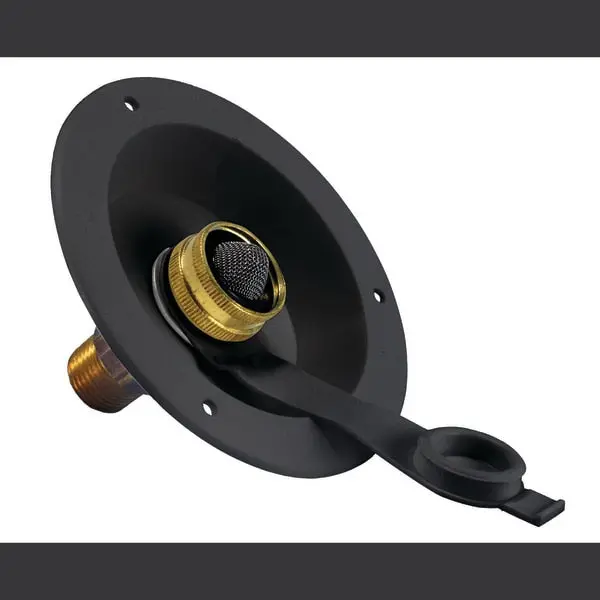 Thetford 94219 City Water Dish W/Brass Cv, 1