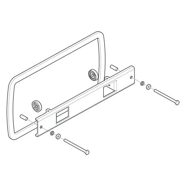 Humminbird 740174-1 Reinforced In-Dash Mounting Kit For Helix 7 1