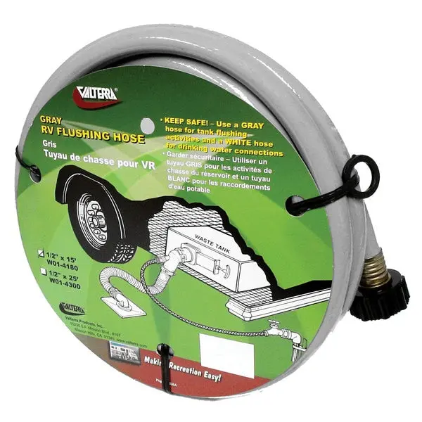 Valterra W01-4180 Flushing Hose - 15',  Grey 1