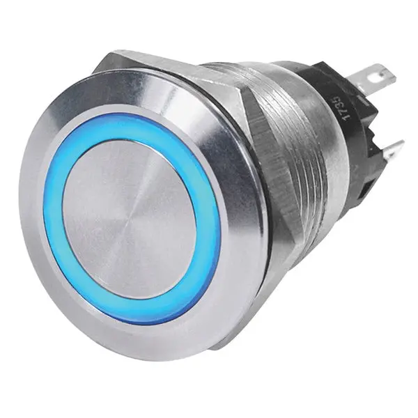 Blue Sea Systems 4161-Bss Switch Button 10A Off-On Blue 1
