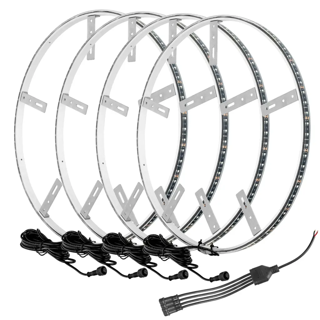Oracle Lighting 4215-332 Led Illuminated Wheel Rings - Dynamic Colorshift 1