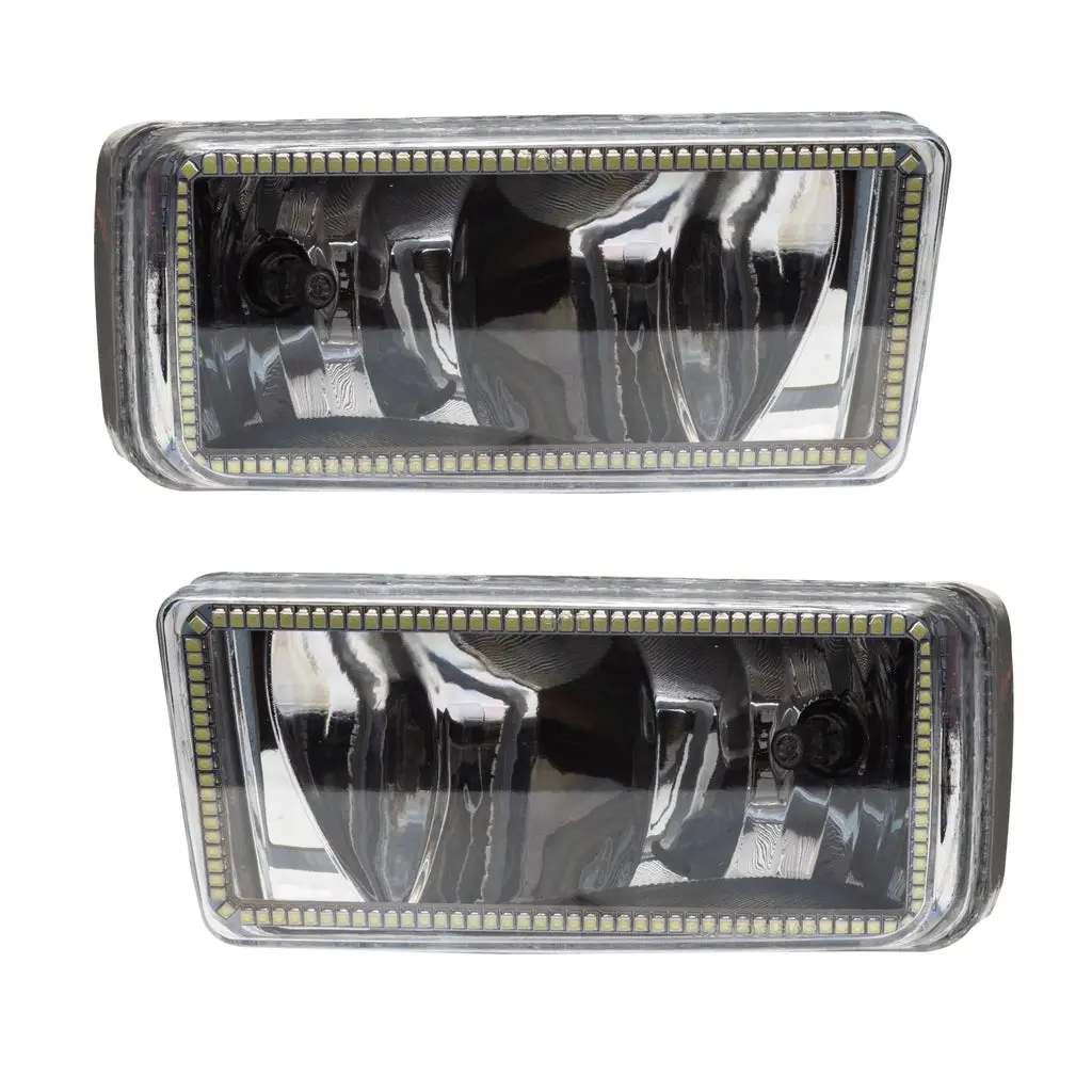 Oracle Lighting 2007-2015 Chevrolet Silverado Pre-Assembled Fog Lights - Square Style Halo 1