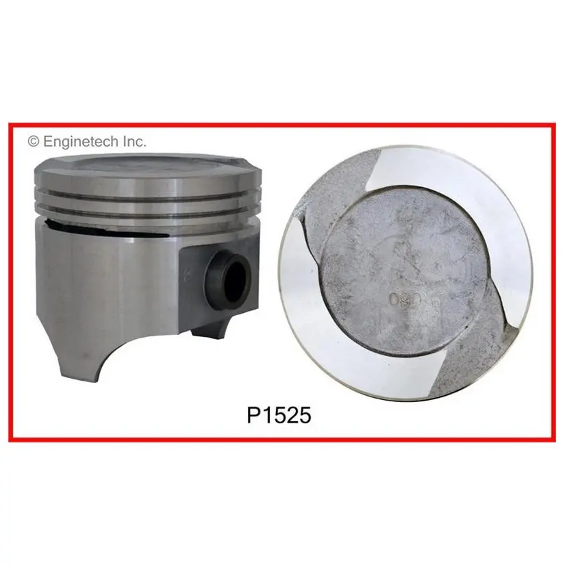 Enginetech P1525(8) Dish Top Pistons Set For 1975-1982 Ford 5.8L 351M Modified 1