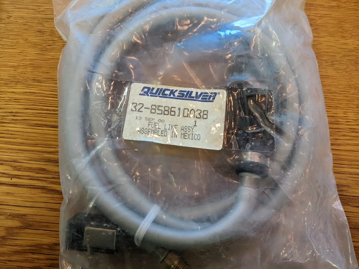 Mercury Quicksilver 32-858610A38 Fuel Line Assembly - 8 Feet 1