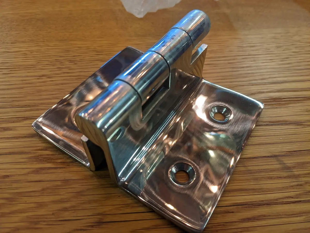 Gem Gemlux Stainless Transom Window Hinge - Part # 162702 1