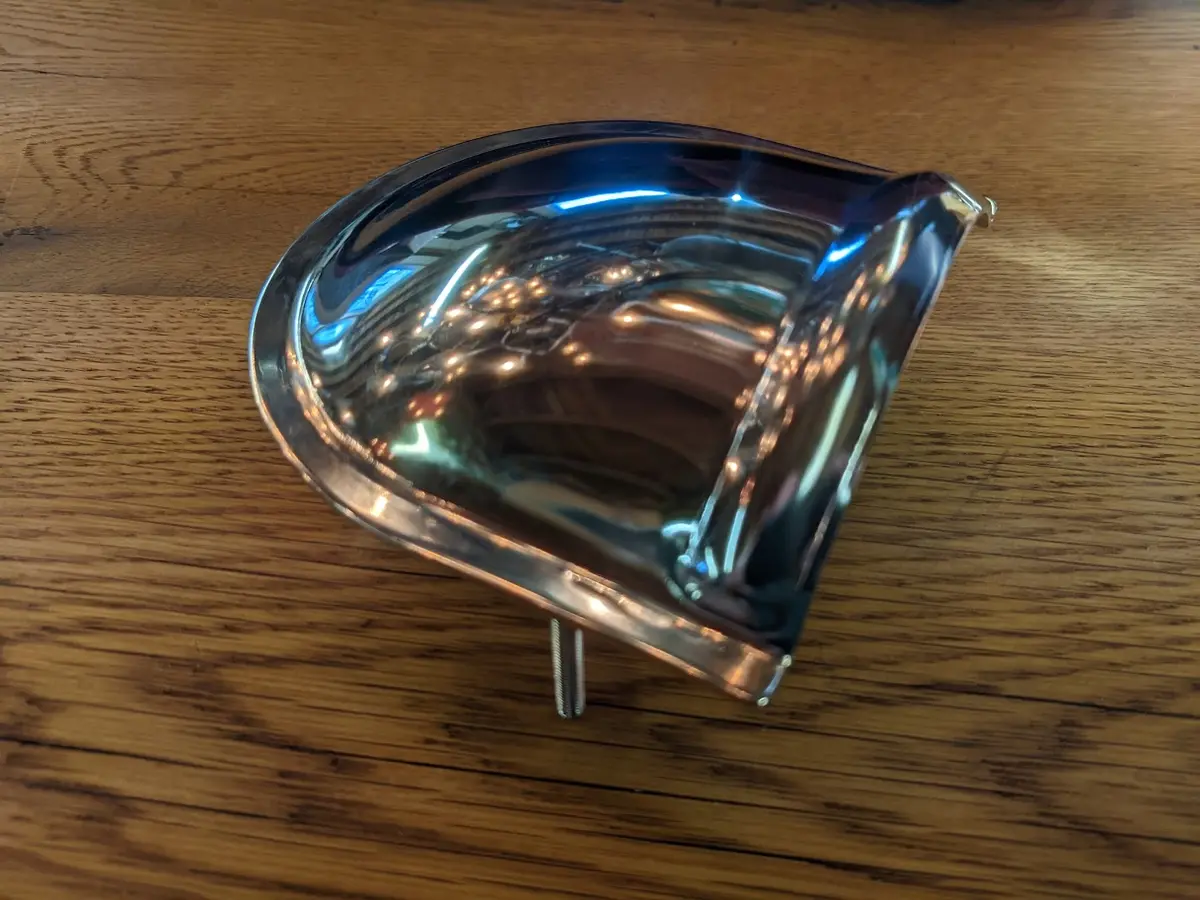 Gemlux Marine 4" X 5" Studded Clamshell Boat Vent - 316 Stainless 1